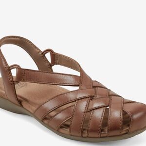 Earth Origins Berri Sandal- Chataigne -Alpaca Leather- Size 8.5- NIB